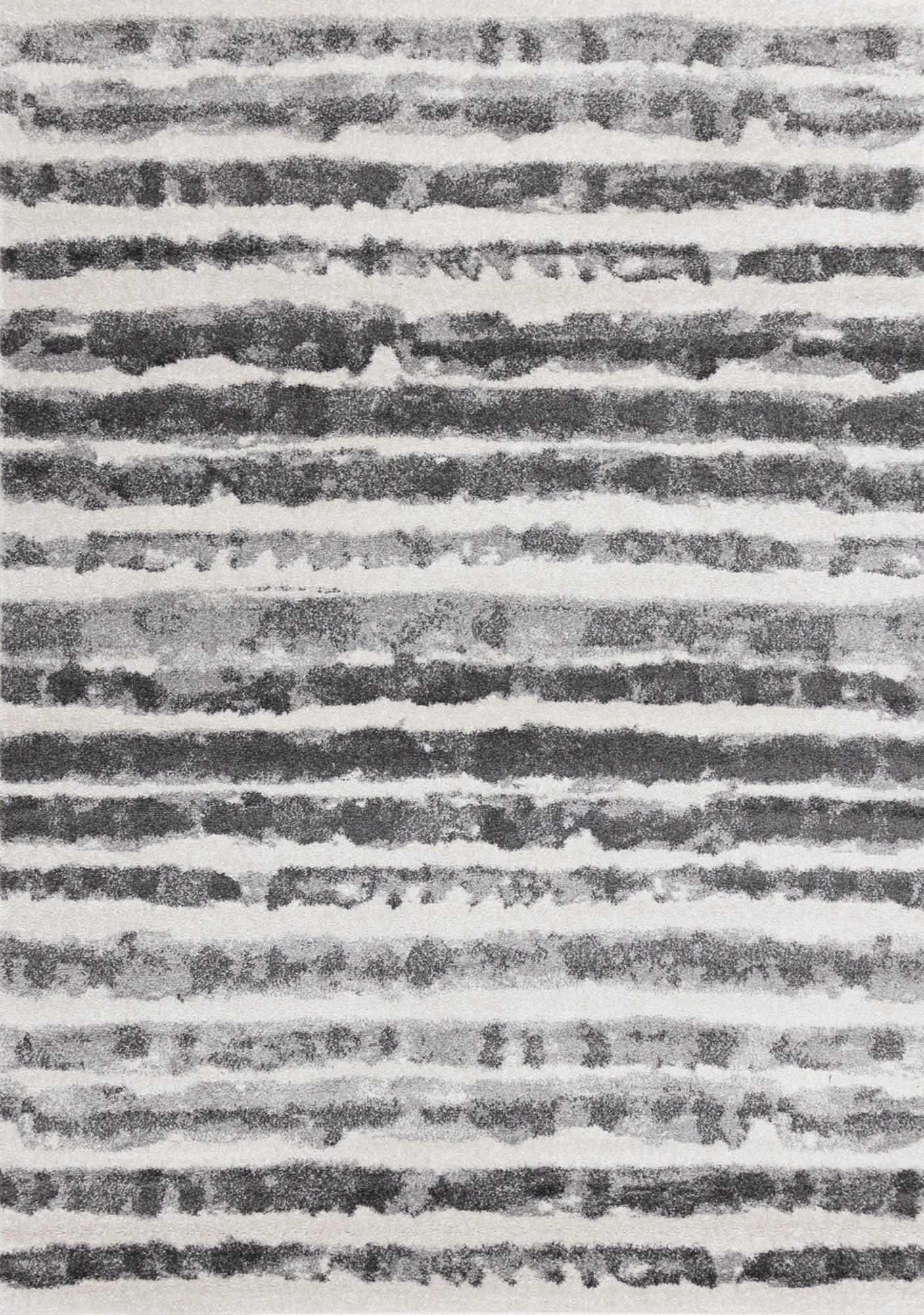 Focus Grey Marker Stripes Rug - Furniture Depot