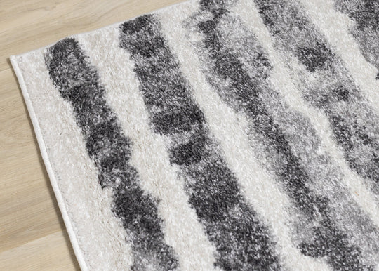 Focus Grey Marker Stripes Rug - Furniture Depot