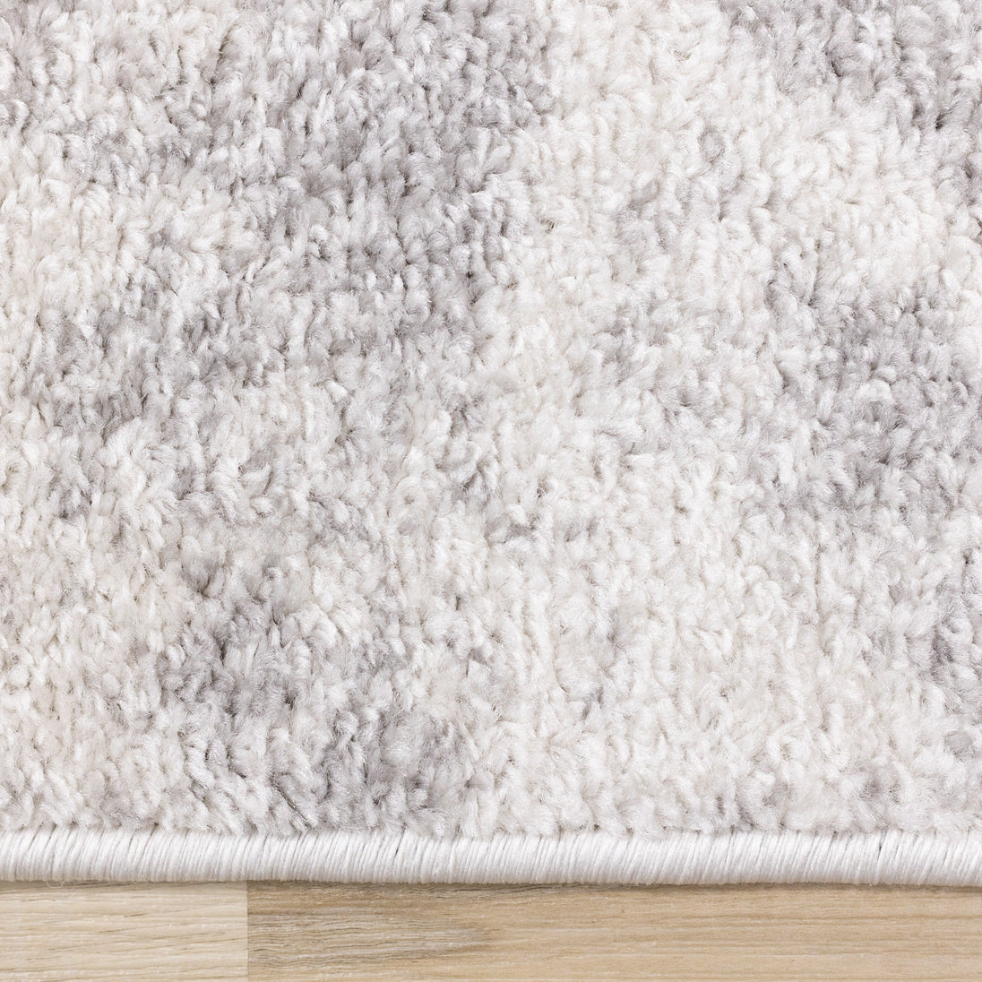 Focus White Grey Botanical Rug - Furniture Depot