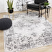 Focus Grey Distressed Traditional Rug - Furniture Depot