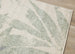 Focus Cream Green Palm Branch Rug - Furniture Depot