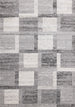 Focus Grey White Squares Rug - Furniture Depot