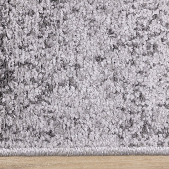 Focus Grey White Squares Rug - Furniture Depot