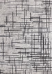 Focus Grey Grid Disperse Rug - Furniture Depot