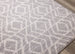 Focus Grey White Stripe Pattern Rug - Furniture Depot