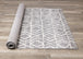 Focus Grey White Stripe Pattern Rug - Furniture Depot