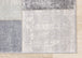 Folio Blue Grey Distressed Block Pattern Rug - Furniture Depot