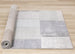 Folio Blue Grey Distressed Block Pattern Rug - Furniture Depot