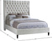 Fritz Velvet Bed - Furniture Depot