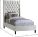 Fritz Velvet Bed - Furniture Depot