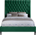 Fritz Velvet Bed - Furniture Depot