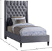 Fritz Velvet Bed - Furniture Depot