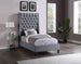 Fritz Velvet Bed - Furniture Depot