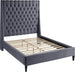 Fritz Velvet Bed - Furniture Depot