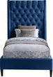 Fritz Velvet Bed - Furniture Depot