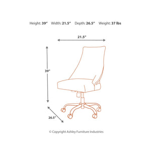 Home Office Swivel Desk Chair - Furniture Depot