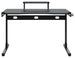 Lynxtyn 48" Home Office Desk - Black - Furniture Depot (7886852522232)