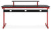 Lynxtyn Home Office Desk - Red/Black - Furniture Depot (7886856323320)