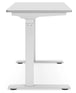 Lynxtyn Adjustable Height Home Office Desk - Taupe/White - Furniture Depot (7886862745848)