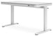 Lynxtyn Adjustable Height Home Office Desk - Taupe/White - Furniture Depot (7886865072376)