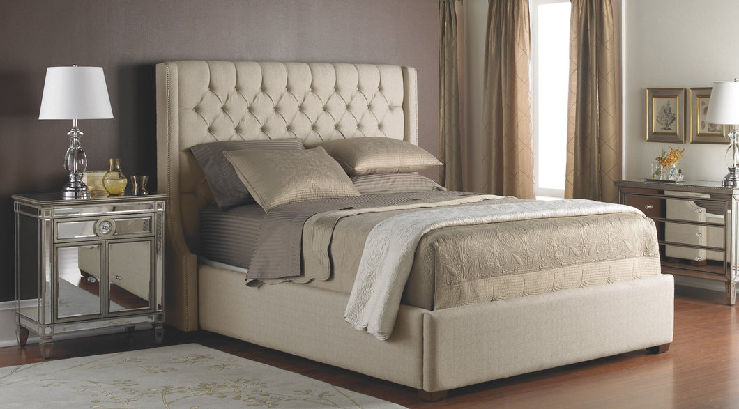 Sabrina Upholstered Bed - Furniture Depot (4605350379622)
