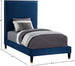 Harlie Velvet Bed - Sterling House Interiors (7679021973752)