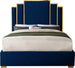 Hugo Velvet Bed - Furniture Depot