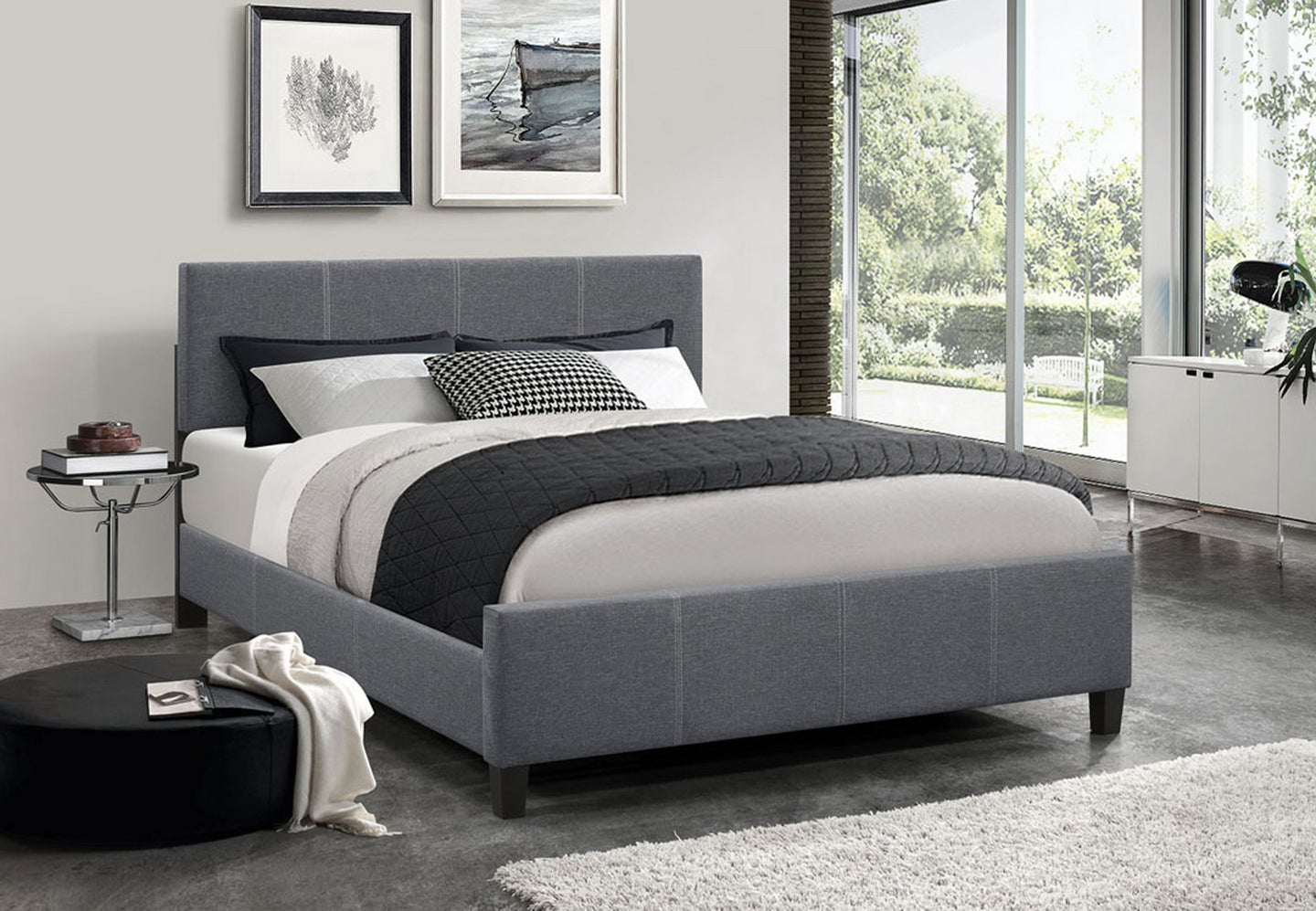 5430 Upholstered Bed - Furniture Depot