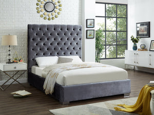 5630 Bed Heavily Button Tufted Headboard - Furniture Depot
