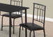 I 1018 Dining Set - 5pcs Set / Black Metal And Top - Furniture Depot (7881061957880)