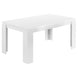 I 1056 Dining Table - 36"X 60" / White - Furniture Depot