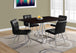 I 1064 Dining Table - 36"X 60" / Espresso / Chrome Metal - Furniture Depot (7881063792888)