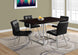 I 1064 Dining Table - 36"X 60" / Espresso / Chrome Metal - Furniture Depot (7881063792888)