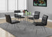 I 1070 Dining Table - 40"Dia Chrome With 8mm Tempered Glass - Furniture Depot (7881064120568)