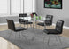 I 1070 Dining Table - 40"Dia Chrome With 8mm Tempered Glass - Furniture Depot (7881064120568)
