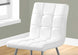 I 1071 Dining Chair - 2pcs / 32"H / White Leather-Look / Chrome - Furniture Depot (7881064251640)