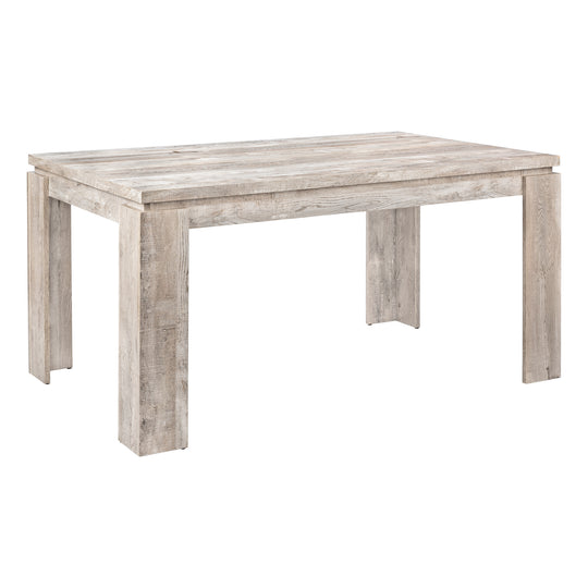I 1088 Dining Table - 36"X 60" / Taupe Reclaimed Wood-Look - Furniture Depot (7881065103608)