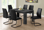 I 1089 Dining Table - 36"X 60" / Black Reclaimed Wood-Look - Furniture Depot (7881065267448)