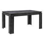 I 1089 Dining Table - 36"X 60" / Black Reclaimed Wood-Look - Furniture Depot (7881065267448)