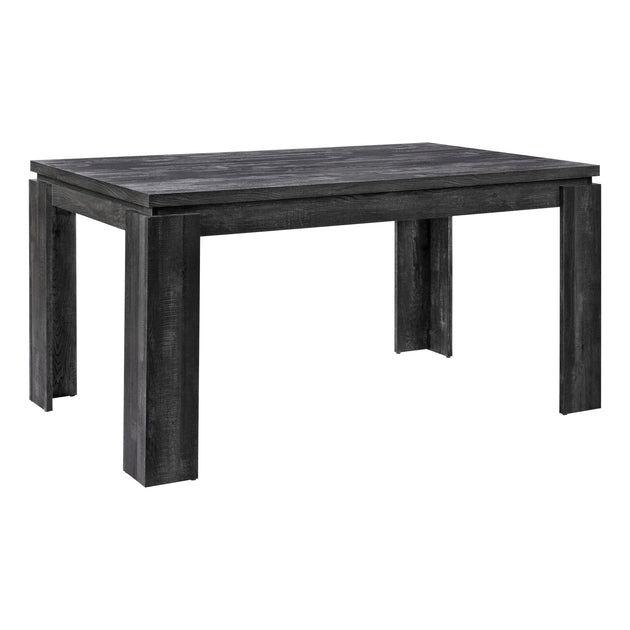 I 1089 Dining Table - 36"X 60" / Black Reclaimed Wood-Look - Furniture Depot (7881065267448)