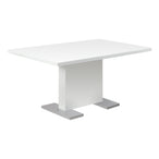 I 1090 Dining Table - 35"X 60" / High Glossy White - Furniture Depot (7881065365752)