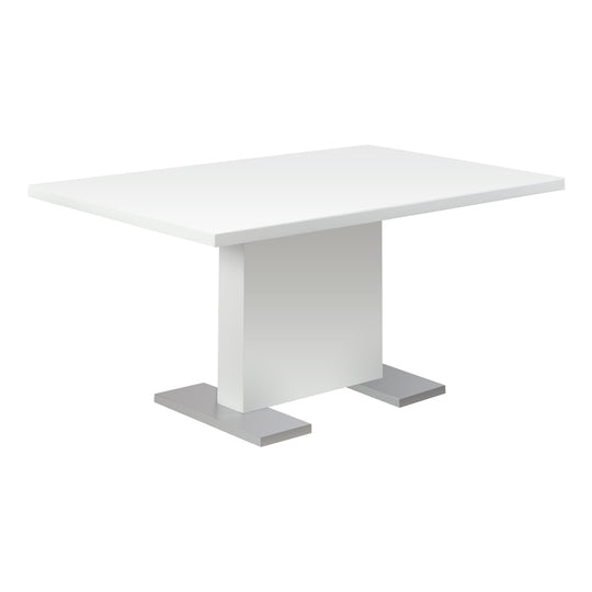 I 1090 Dining Table - 35"X 60" / High Glossy White - Furniture Depot (7881065365752)