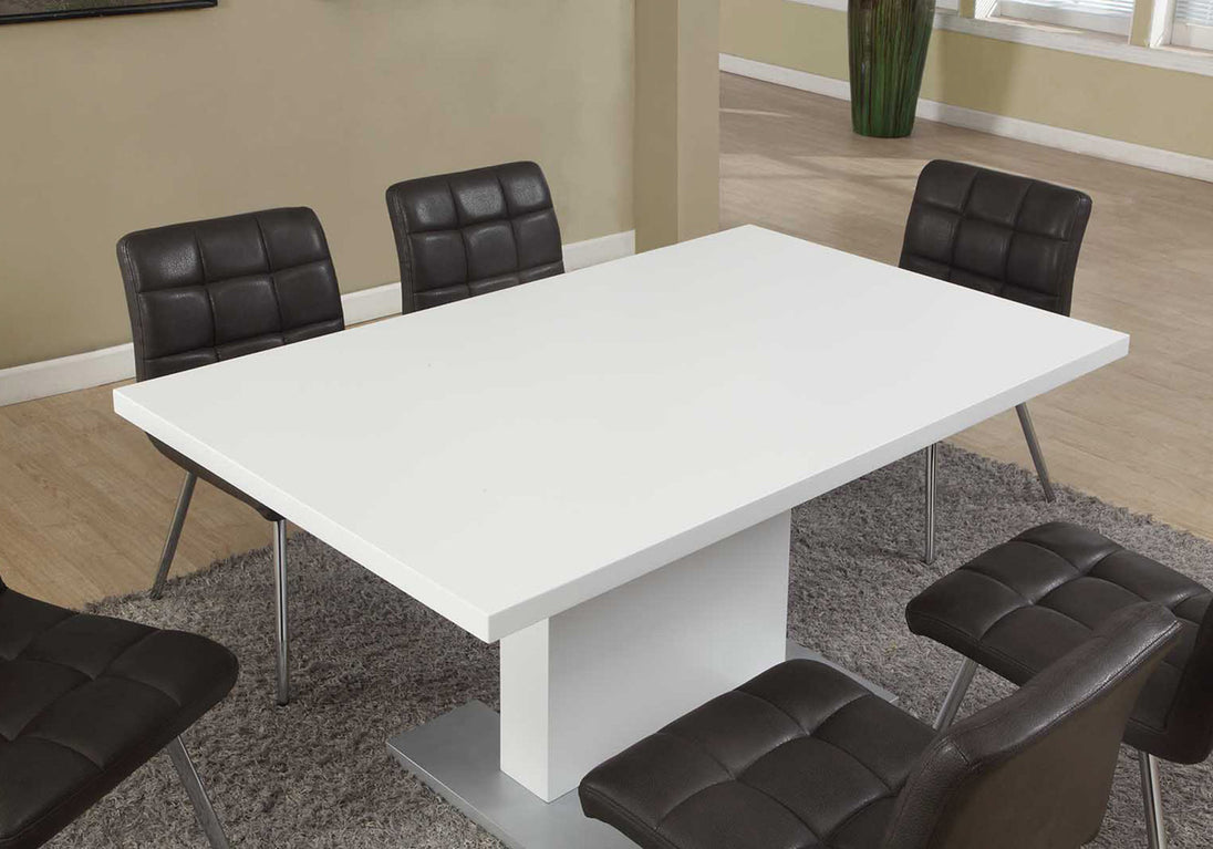 I 1090 Dining Table - 35"X 60" / High Glossy White - Furniture Depot (7881065365752)