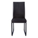 I 1106 Dining Chair - 2pcs / 38"H / Black Leather-Look / Black - Furniture Depot (7881066021112)