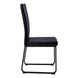 I 1106 Dining Chair - 2pcs / 38"H / Black Leather-Look / Black - Furniture Depot (7881066021112)