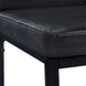 I 1106 Dining Chair - 2pcs / 38"H / Black Leather-Look / Black - Furniture Depot (7881066021112)
