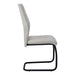 I 1113 Dining Chair - 2pcs / 39"H / Grey Fabric / Black Metal - Furniture Depot (7881066873080)
