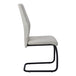 I 1113 Dining Chair - 2pcs / 39"H / Grey Fabric / Black Metal - Furniture Depot (7881066873080)