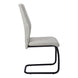 I 1113 Dining Chair - 2pcs / 39"H / Grey Fabric / Black Metal - Furniture Depot (7881066873080)