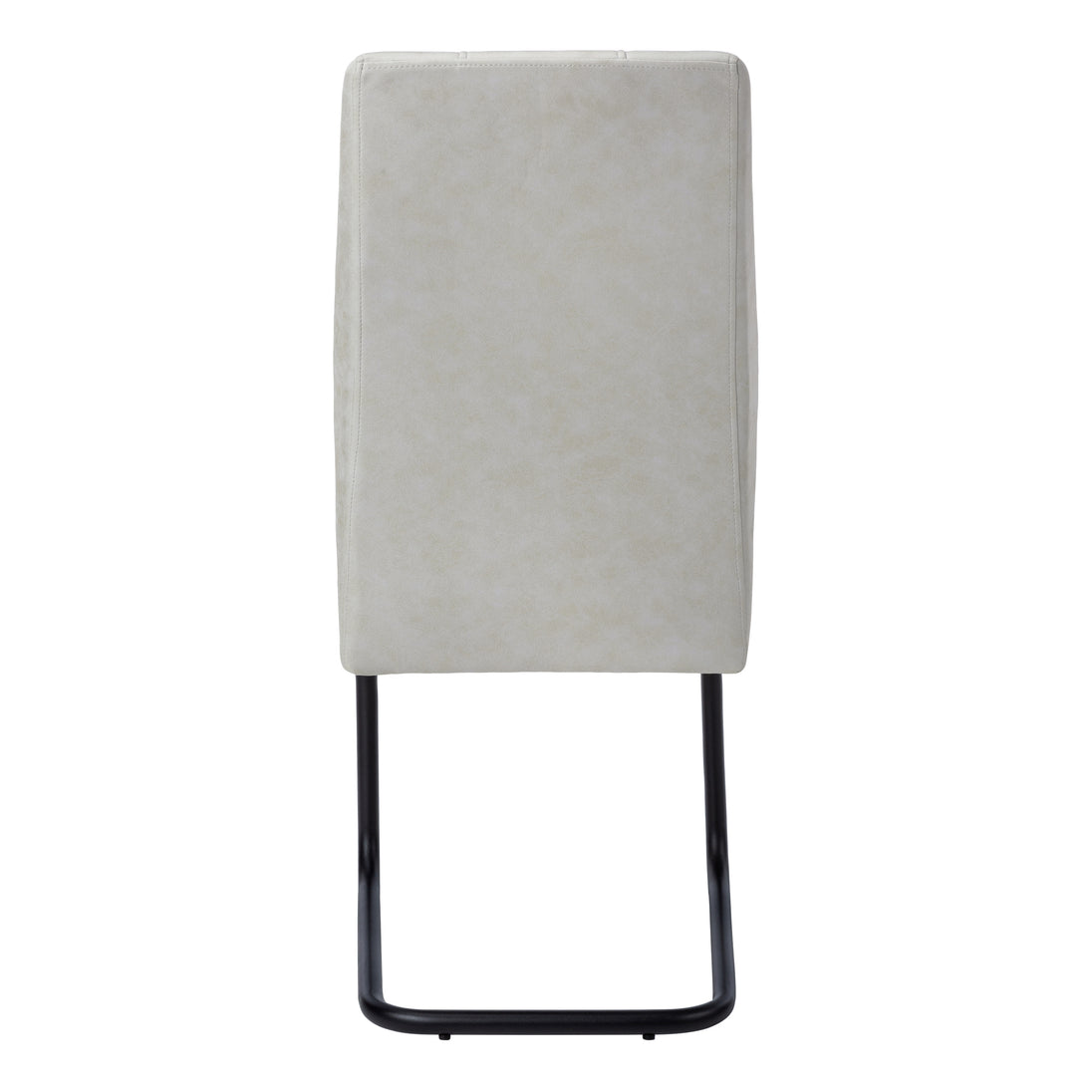 I 1113 Dining Chair - 2pcs / 39"H / Grey Fabric / Black Metal - Furniture Depot (7881066873080)